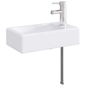 vidaXL Vannitoa pesu kauss Kroom 45,5 x 25,5 x 13 cm Metall