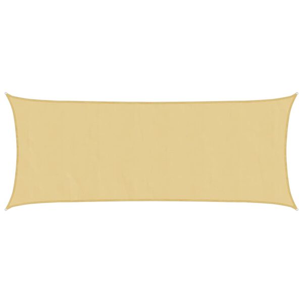 vidaXL p&auml;ikesevarjupuri beež 5x2 m 100% pol&uuml;ester Oxford