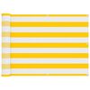 vidaXL R&otilde;du Eesriie Kollane ja Valge 75 x 200 cm PU kaetud Oxford alu
