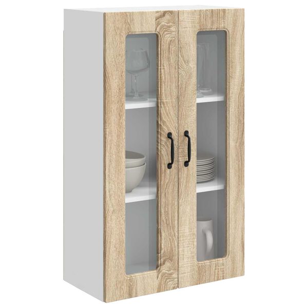 vidaXL K&ouml;&ouml;gikapp Kalmar Sonoma tamm 60 x 31 x 100 cm Tehispuit