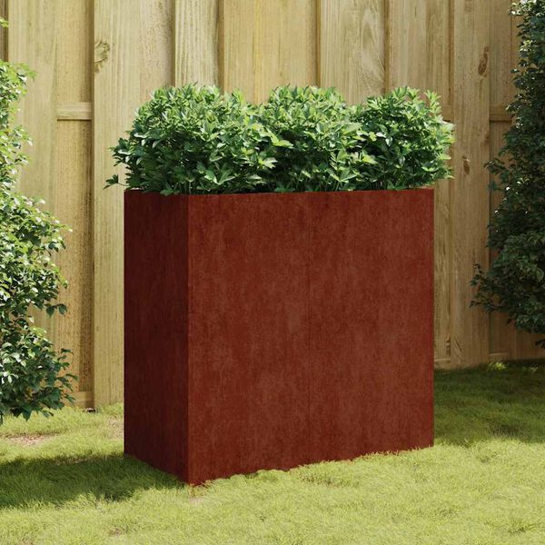 vidaXL taimekast, 80 x 40 x 80 cm, Corten teras