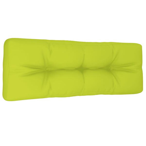 vidaXL euroaluse istmepadi, erkkroheline, 120x40x12 cm, kangas