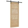 vidaXL Libisev uks Naturaalne 83 x 211 cm Toekas m&auml;nnipuit