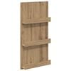 vidaXL Ajakirja riiul riiuliga K&auml;sit&ouml;&ouml;puu 51 x 11 x 102 cm Tehispuit