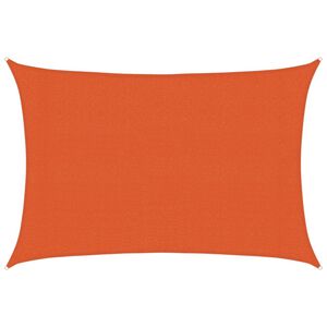 vidaXL p&auml;ikesepuri 160 g/m&sup2; ristk&uuml;lik, oranž, 3 x 5 m, HDPE