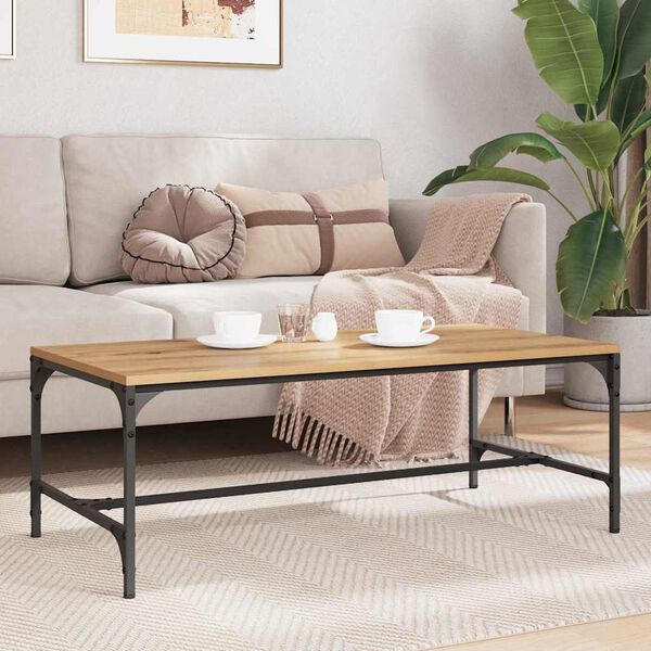 vidaXL Kohvilaud K&auml;sit&ouml;&ouml;puu 100 x 50 x 35 cm Tehispuit