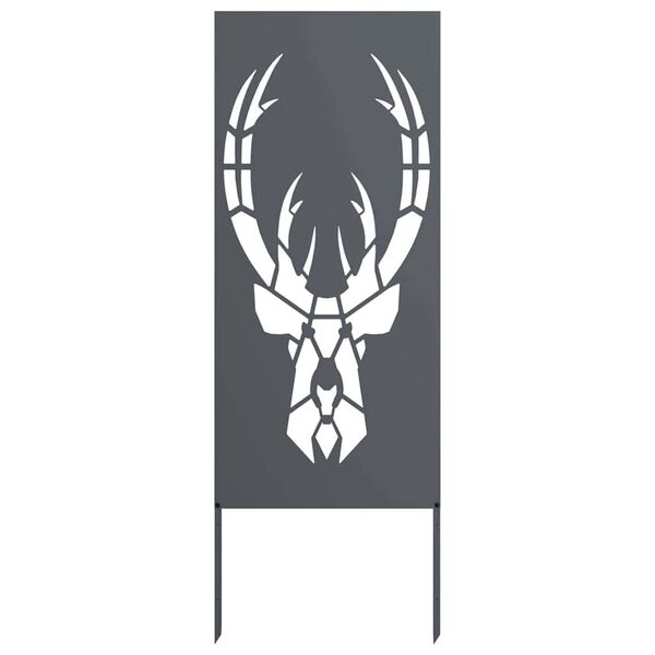 vidaXL Aia privaatsuse kate Antratsiit 50 x 140 cm Külmpruun teras