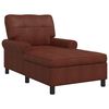 vidaXL Chaise Lounge K&uuml;&uuml;riv Pruun Kunstnahk 91 x 157 x 91 cm