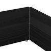 vidaXL kaubaaluste ääred 2 tk, must, 150x100 cm, toekas männipuit