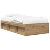 vidaXL Voodiraam ladustamisega Artisan tamm 80 x 200 cm Tehispuit