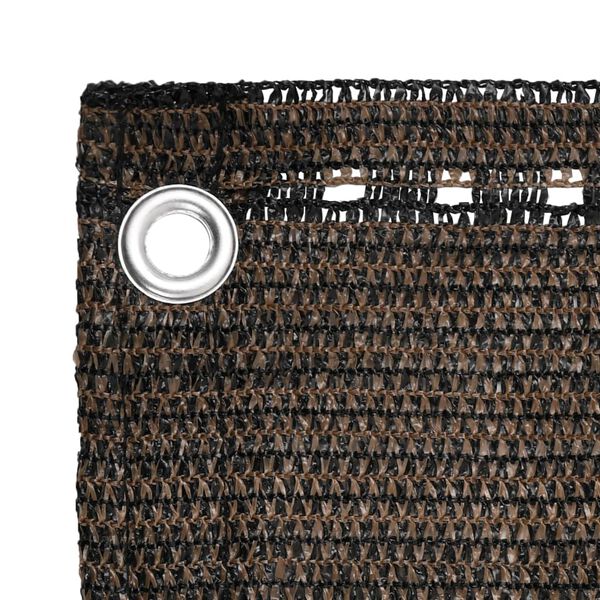 vidaXL r&otilde;dusirm, pruun, 120 x 500 cm, HDPE