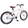vidaXL Laste Bike 18 Tolli 5-7 aastastele Hele roosa