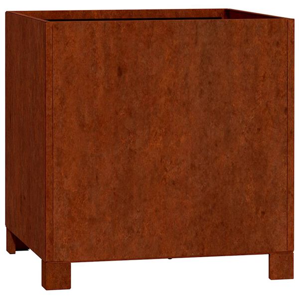 vidaXL jalgadega taimekast, rooste, 40 x 40 x 40 cm, Corten teras