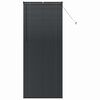 vidaXL Venetsi Rulood Must 220 x 90 cm Alumiinium