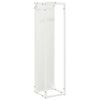 vidaXL K&uuml;ttepuurest valge 25x25x100 cm k&uuml;lmvaltsitud teras