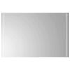 vidaXL LED vannitoa peegel L&auml;bipaistev 90 x 60 cm karastatud klaas