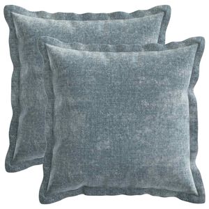 vidaXL Diivanipadi 2 pcs HOUTEN Helesinine 30 x 30 cm &Scaron;en&uuml;&uuml;lfabric
