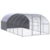 vidaXL kanakuut, 3 x 6 x 2 m, tsingitud teras