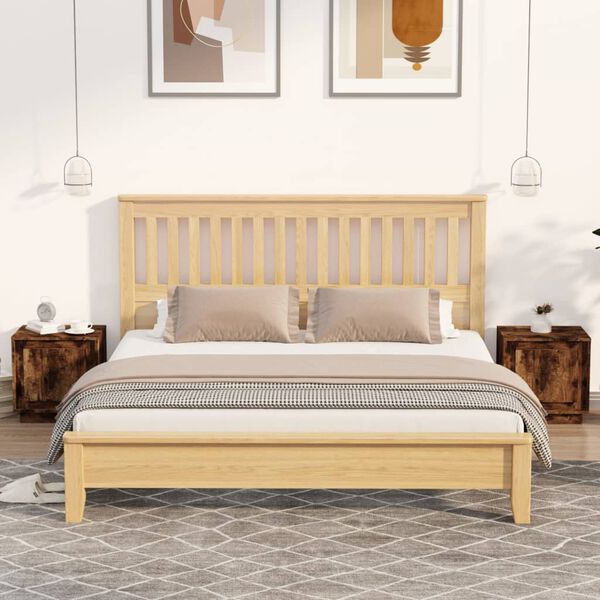 vidaXL &ouml;&ouml;kapid 2 tk, suitsutatud tamm, 44x35x45 cm, tehispuit