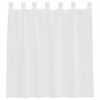 vidaXL Aasadega Voile kardinad 2 tk valge 140x140 cm