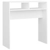 vidaXL konsoollaud, valge, 78 x 30 x 80 cm, tehispuit