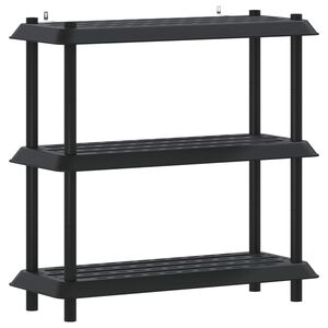 vidaXL Riiulikomplekt 3 tasandit 100 x 40 x 96 cm PP Antratsiit