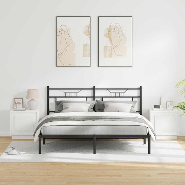 vidaXL Öölambi kapp 2 pcs Valge 44 x 34,5 x 45 cm Tehispuit