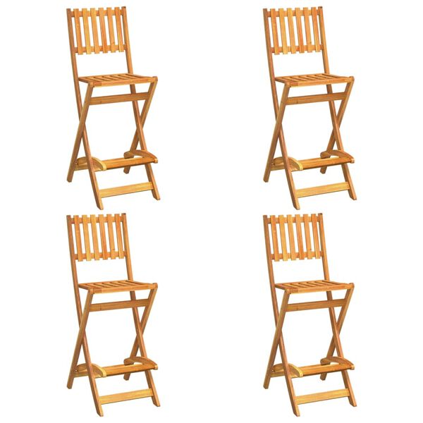 vidaXL 5-osaline aiabaari komplekt, akaatsiapuit