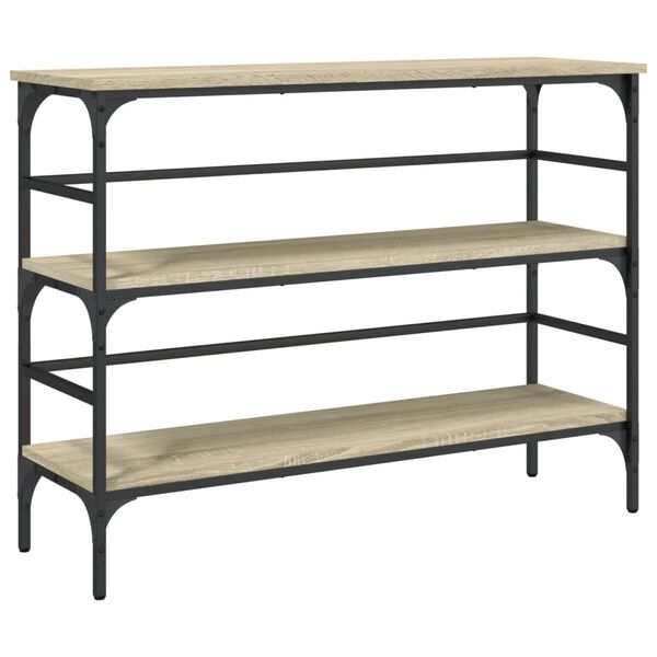 vidaXL konsoollaud, Sonoma tamm, 100x32x75 cm, tehispuit