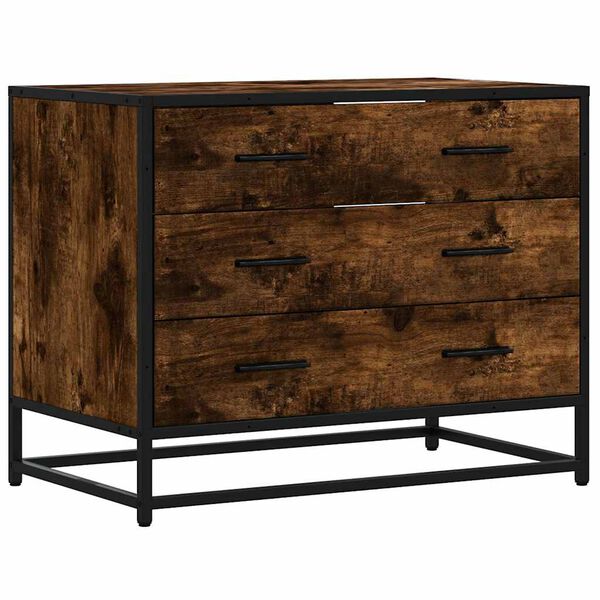 vidaXL Sahtlikapp Suitsutamm 70x41x56 cm Engineered Wood