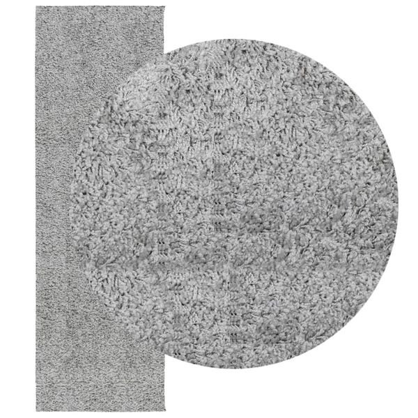 vidaXL kõrge narmaga Shaggy vaip, hall, 80 x 250 cm