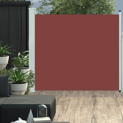 vidaXL lahtitõmmatav terrassi külgsein, 170x300 cm, pruun