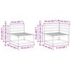 vidaXL V&auml;li diivanikomplekt 5 pcs Neutraalne Tugev akatsiapuu
