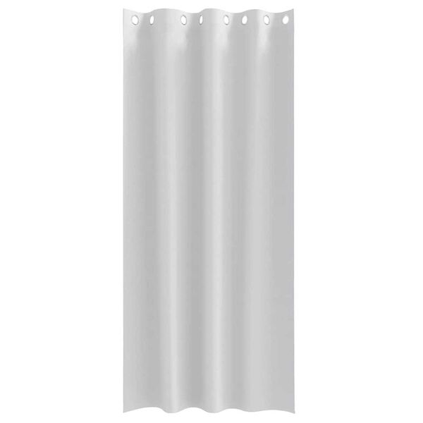 vidaXL Kardinad rõngastega 2 pcs Kahvatu Hall 245 x 140 cm Polüester