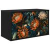 vidaXL Seinale paigaldatav TV kapp LOCHEM 69 x 33 x 40 cm Must tamm