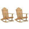 vidaXL Adirondack kiiktoolid, 2 tk, tiikpuu
