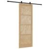 vidaXL Libisev uks ORKDAL Naturaalne 83 x 232 cm Toekas m&auml;nnipuit