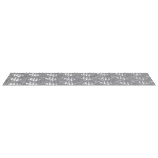 vidaXL Astme katte Ristk&uuml;lik 4 pcs H&otilde;bedane 60 x 20 cm Alumiinium