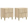 vidaXL &Ouml;&ouml;lambi kapp 2 tk Sonoma tamm 43 x 34,5 x 48 cm Tehispuit