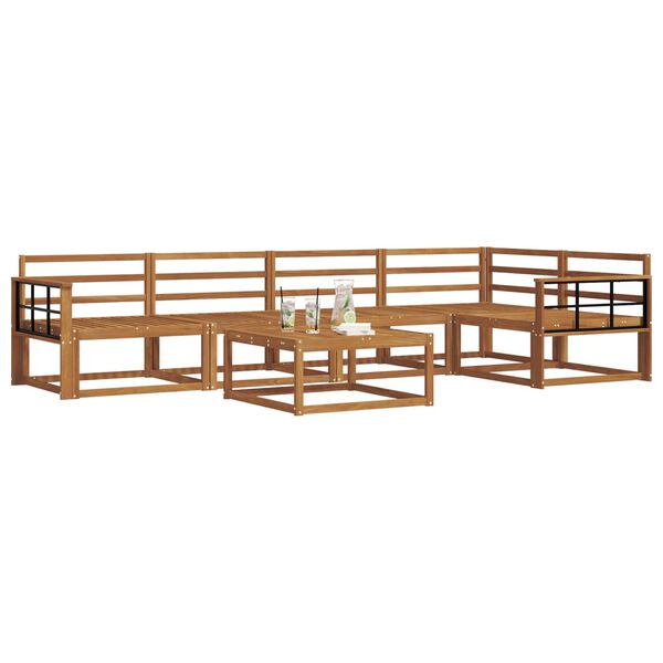 vidaXL V&auml;li diivanikomplekt 6 pcs Neutraalne Tugev akatsiapuu