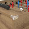 vidaXL Foosball laud K&auml;sit&ouml;&ouml; Tamm 125 x 60,5 x 80 cm Tehispuit