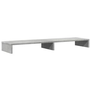 vidaXL monitorialus, betoonhall, 100x27x10 cm, tehispuit