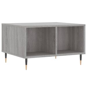 vidaXL kohvilaud, hall Sonoma tamm, 60x50x36,5 cm, tehispuit