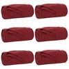 vidaXL Viskab tekid 6 tk Bordeaux punane 270 x 240 cm 5.08 Fliis