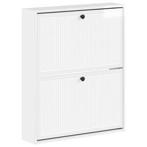 vidaXL Seinale kinnitatav jalan&otilde;ude kapp EDE 71 x 17 x 86 cm Tehispuit
