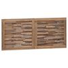 vidaXL Peats Seinale kinnitatav Neutraalne 120 cm Tugev teakpuit
