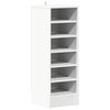 vidaXL kingakapp, valge, 31,5 x 35 x 90 cm, tehispuit