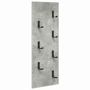 vidaXL Seinale kinnitatav riidepuu Betoonhall 30 x 1,5 x 80 cm