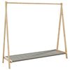 vidaXL riiulitega riidenagi, 106x34x102 cm, bambus