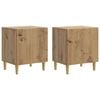 vidaXL &Ouml;&ouml;lambi kapp 2 pcs Artisan tamm 43 x 34,5 x 50 cm Tehispuit